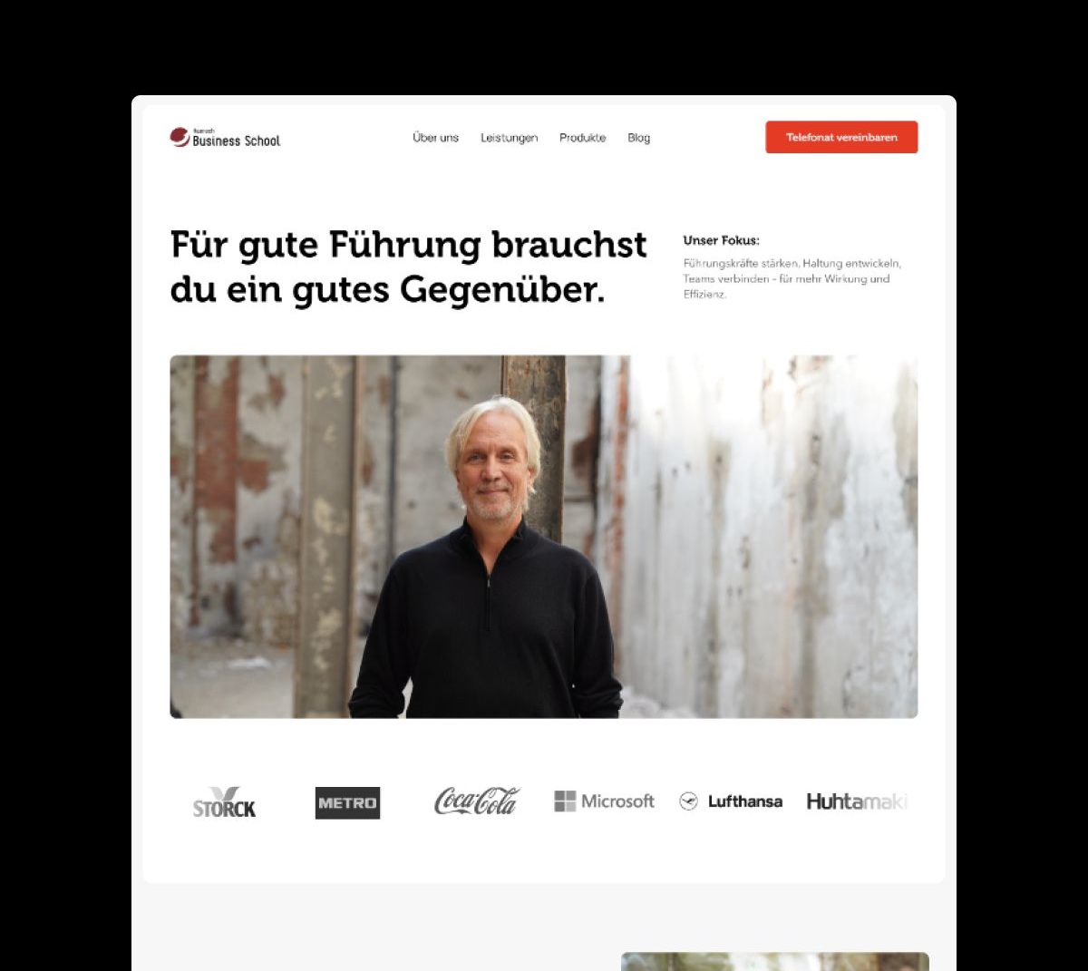 Webdesign Beispiel